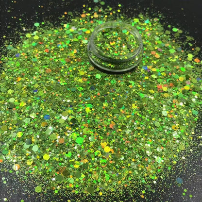10g/Bag Iridescent Art Glitter Sequins Holographic Nail