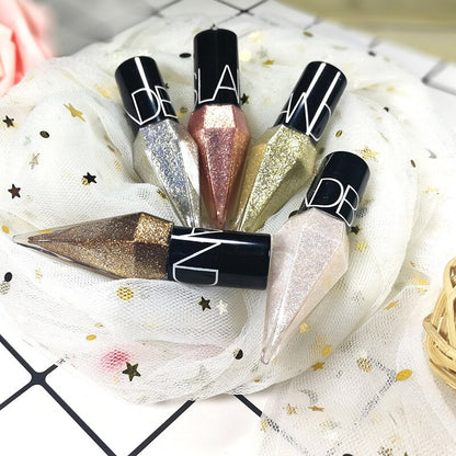 Shiny Silver Eyeliner Eyeshadow Waterproof Diamond