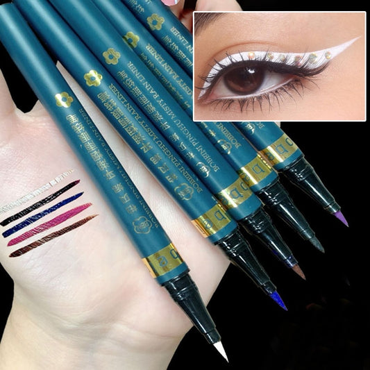 Matte White Black Liquid Eyeliner Pencil Waterproof