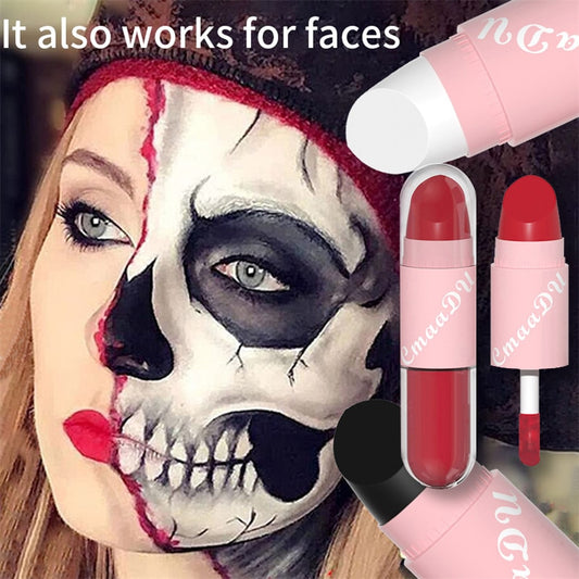 2 In 1 Lipstick for Halloween Makeup Long Lasting