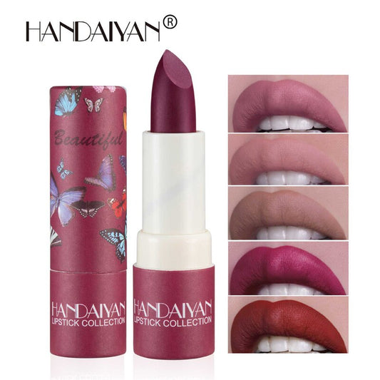 Lipstick Retro Illustration  Nude Velvet Matte