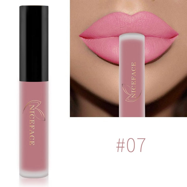 NICEFACE Gloss Waterproof Liquid Lipstick