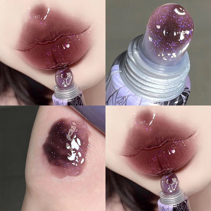 Clear Glitter Gel Lip Gloss Pigments Water Light