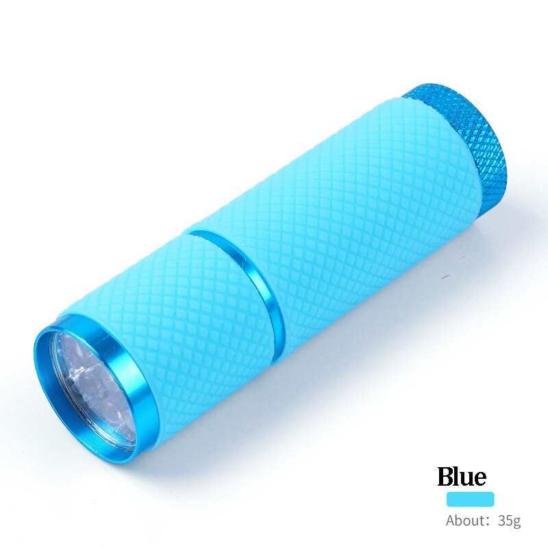 Mini 9 LED Flashlight Nail Dryer UV Light Lamp