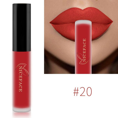 NICEFACE Gloss Waterproof Liquid Lipstick