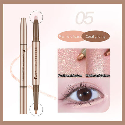 1PC Two-color Eyes Brightening Pearl High-gloss Eyeliner