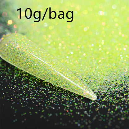 10g UV Color Changing Glitter  Mixed Nail