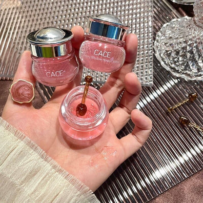 2/1 Pcs Pink Cherry Honey Moisturizing Lip