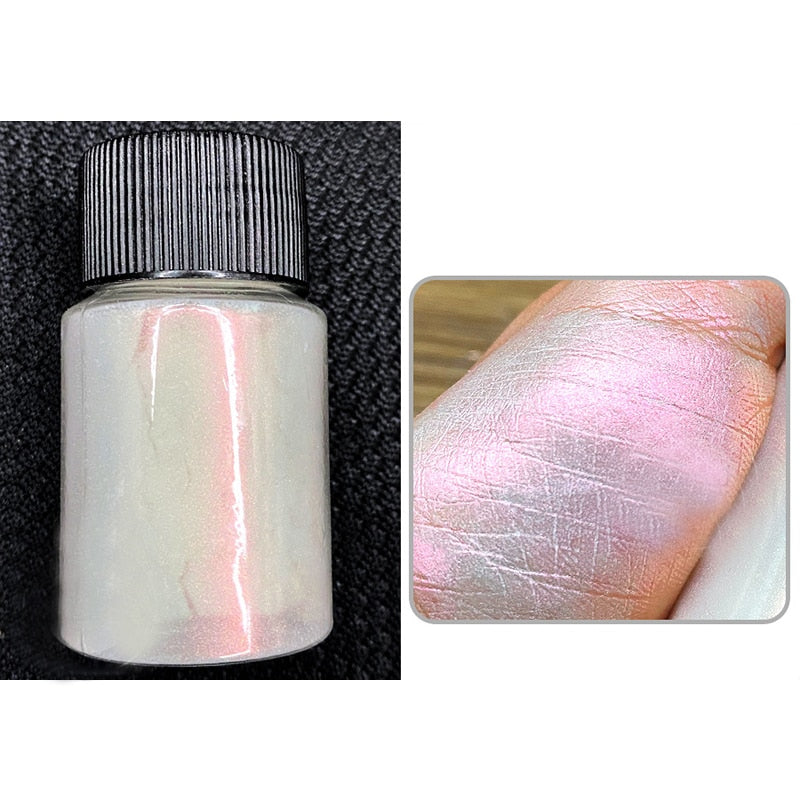 Holographic  Dust Ice Neon Mermaid Mirror Glitter Pearl Aurora Nail