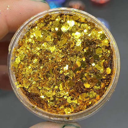10g/Bag Iridescent Art Glitter Sequins Holographic Nail