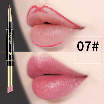 2 IN 1 Lip Liner Waterproof Matte Lipstick