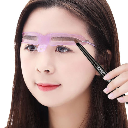 8pc Stencil Reusable Eyebrow Shaper Brow Stamp
