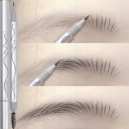 Waterproof Matte Eyebrows Pencil Sweat-proof Contouring 0.01mm Ultra Fine Eyebrow Pen Lasting Quick Drying Eyes Makeup Cosmetics