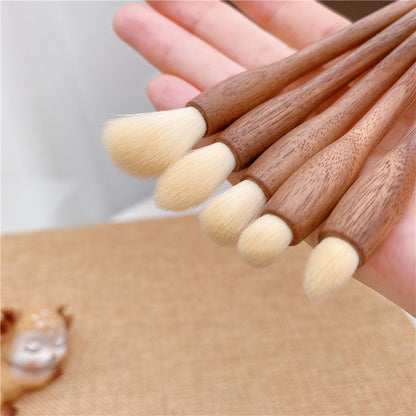 New Walnut Makeup Brushes Handle