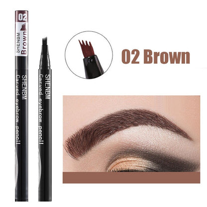 Waterproof 4 Points Eyebrow Pen