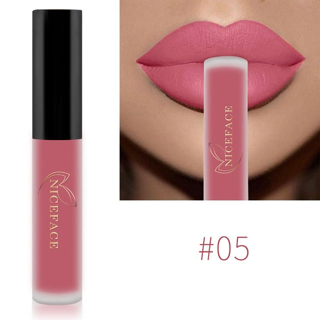 NICEFACE Gloss Waterproof Liquid Lipstick