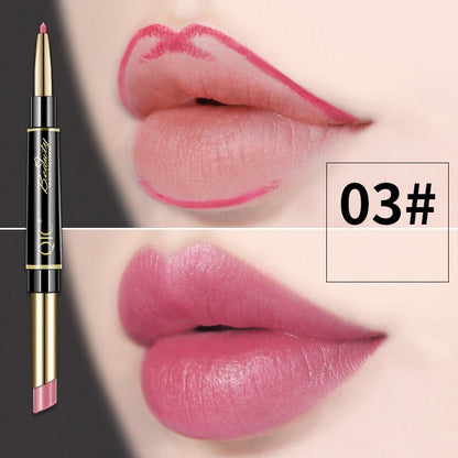 2 IN 1 Lip Liner Waterproof Matte Lipstick