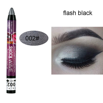 2 In 1 Pearlescent Eyeshadow Lipstick Stick Pencil Waterproof