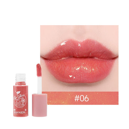 3D Lip Gloss Holographic Lip Plumping Shiny Pearl