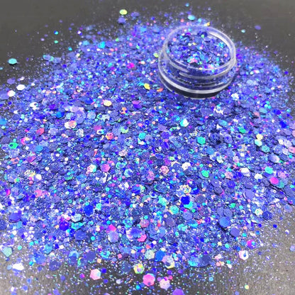 10g/Bag Iridescent Art Glitter Sequins Holographic Nail