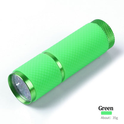 Mini 9 LED Flashlight Nail Dryer UV Light Lamp