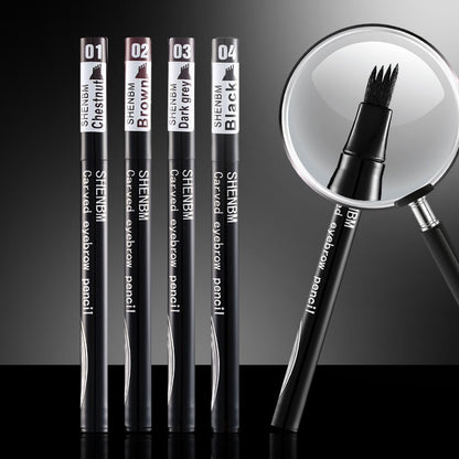 Waterproof 4 Points Eyebrow Pen