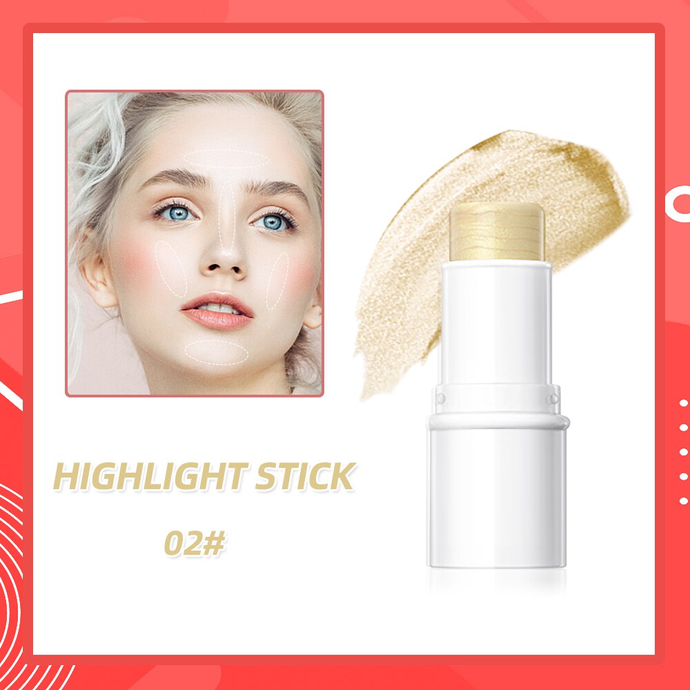 Multifunctional Face Blush Lipstick Highlighter