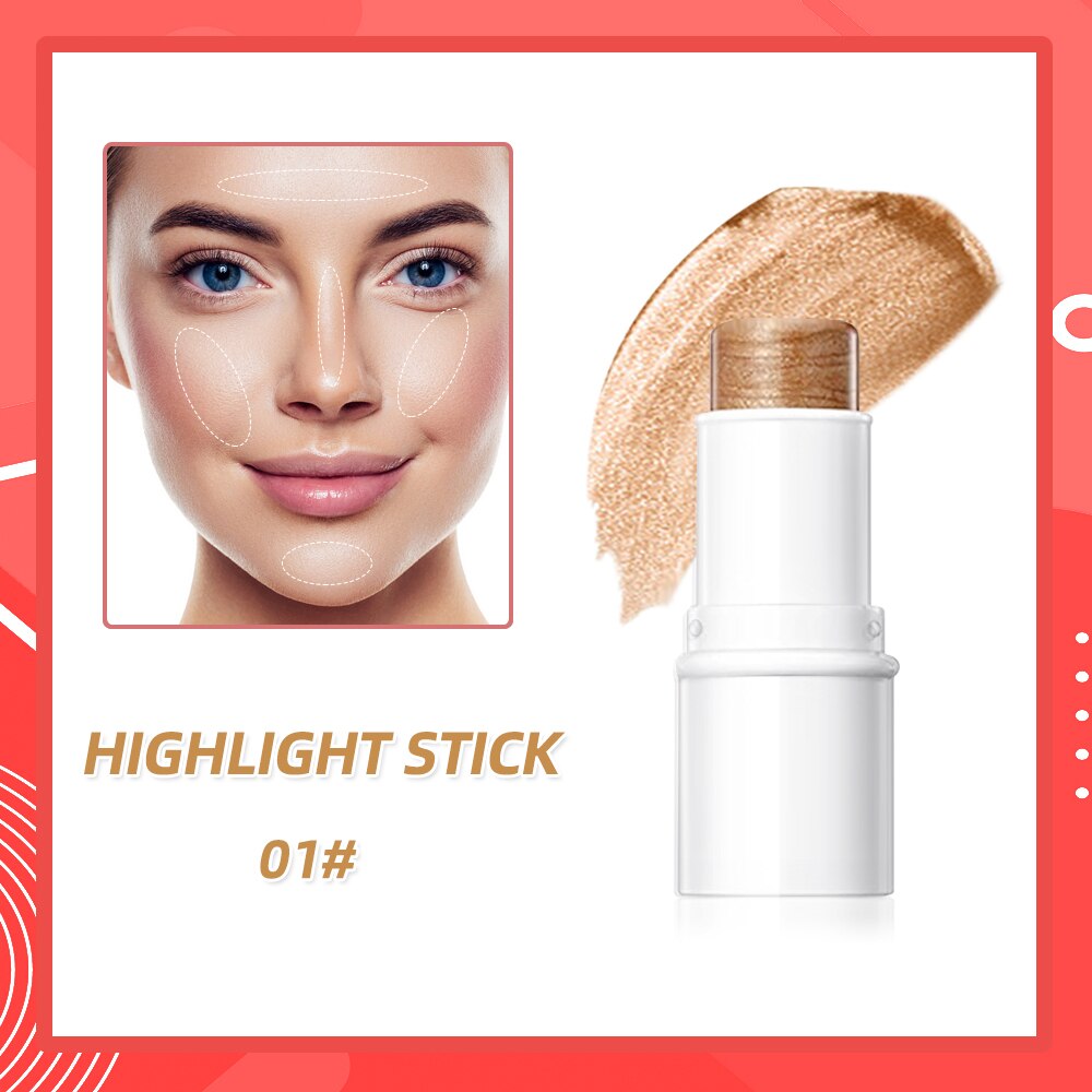 Multifunctional Face Blush Lipstick Highlighter