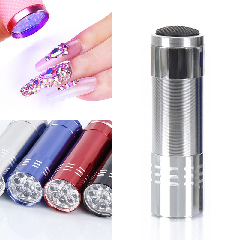 Mini 6W Dryer LED UV Lamp Micro USB Gel Varnish Curing Nail