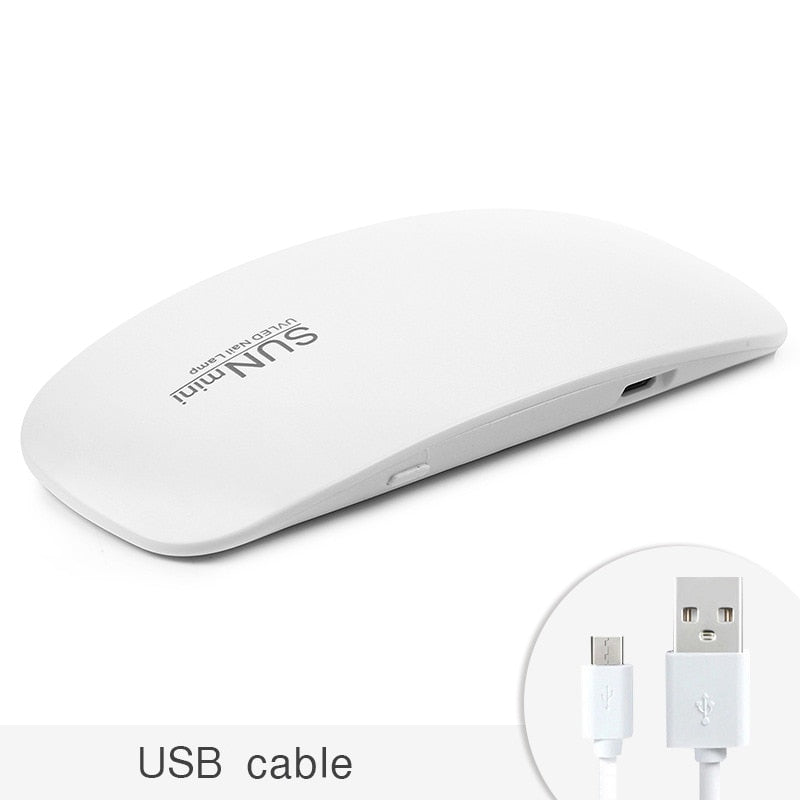 6W Mini Nail Dryer Portable 6 LED UV Manicure Lamp