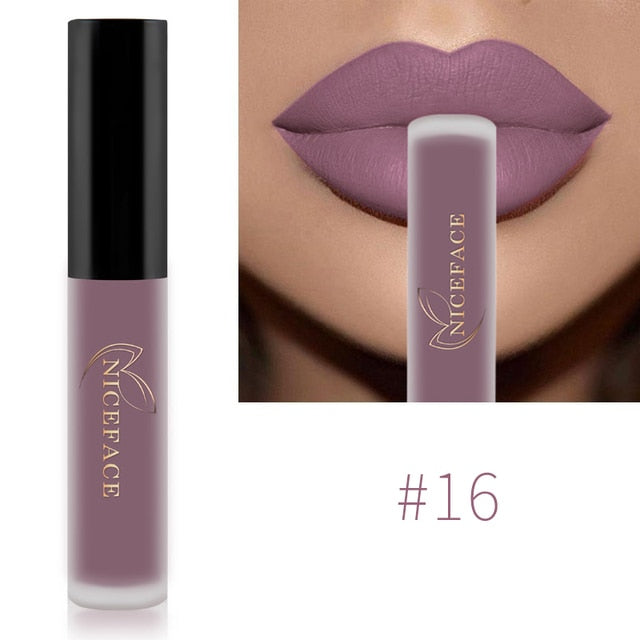 NICEFACE Gloss Waterproof Liquid Lipstick