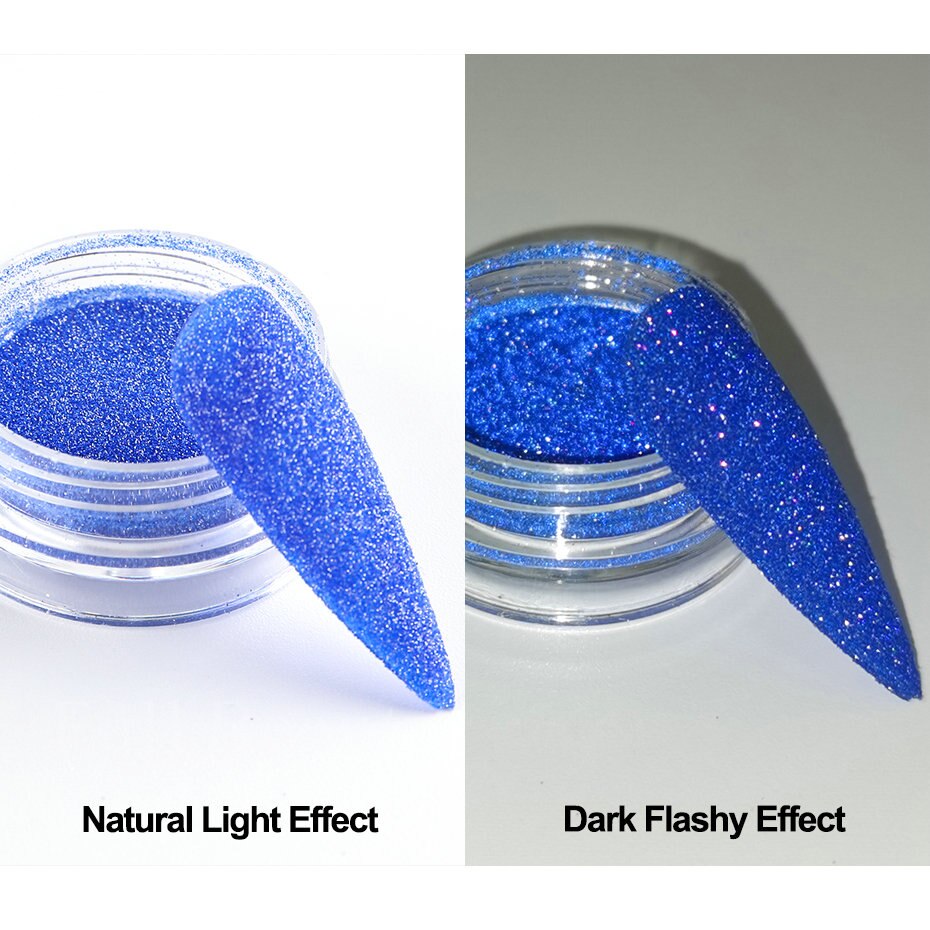Reflective Glitter Iridescent Powder Sequins for Nails Sparkly