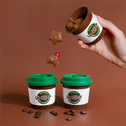 6pcs Cute Mini Lipstick Set Matte Velvet Coffee