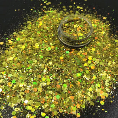 10g/Bag Iridescent Art Glitter Sequins Holographic Nail