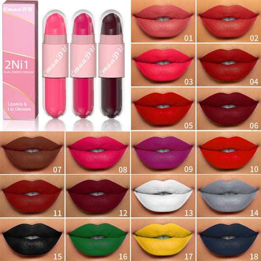 2 In 1 Lipstick for Halloween Makeup Long Lasting