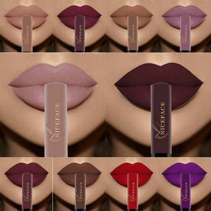 NICEFACE Gloss Waterproof Liquid Lipstick