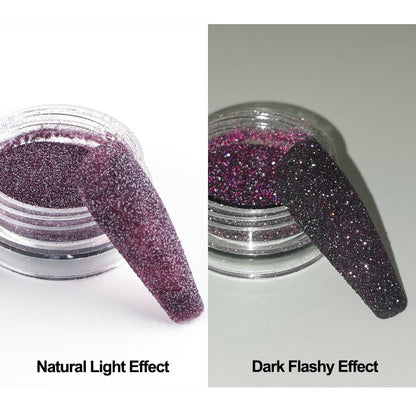 Reflective Glitter Iridescent Powder Sequins for Nails Sparkly
