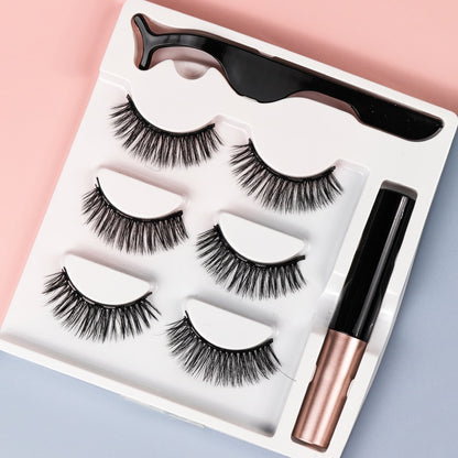 Magnetic Eyelashes 3D Mink Magnetic Lashes Tweezers