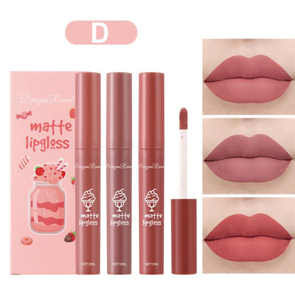 Velvet Matte Gloss Set Matte  Waterproof Lipstick