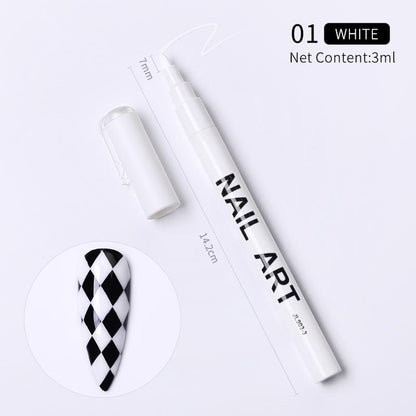 1 Pc Waterproof Nail Art Graffiti Pen