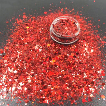 10g/Bag Iridescent Art Glitter Sequins Holographic Nail