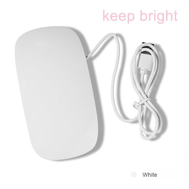 6W Mini Nail Dryer Machine Portable 6 LED UV Lamp