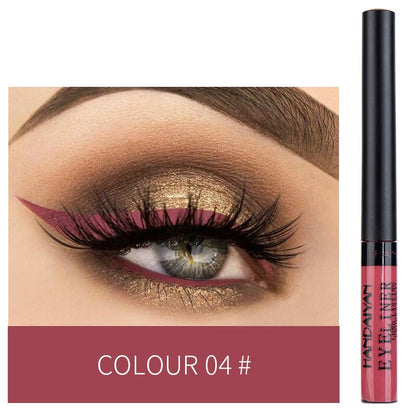 12 Colors Colorful Liquid Eyeliner Pen