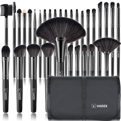 32Pcs Makeup Brushes Set Soft Fluffy
