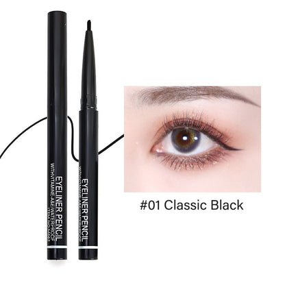 1PC Matte Black Eyeliner Gel Pencil
