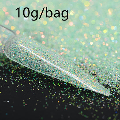 10g UV Color Changing Glitter  Mixed Nail
