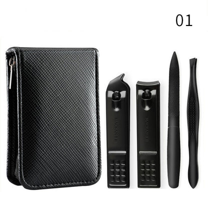 Manicure Cutters  Clipper Set Stainless Steel Ear Spoon Nail