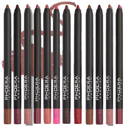 Waterproof Matte Pencil Sexy Red Contour Tint Lipstick