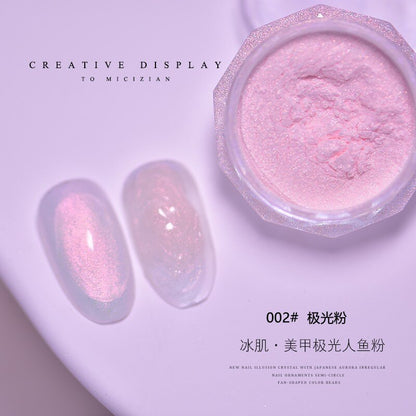 Mirror Glitter Powder Metallic  Art Gel Nail