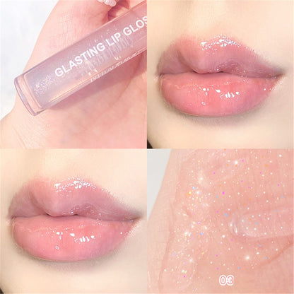 3D Lip Gloss Holographic Lip Plumping Shiny Pearl